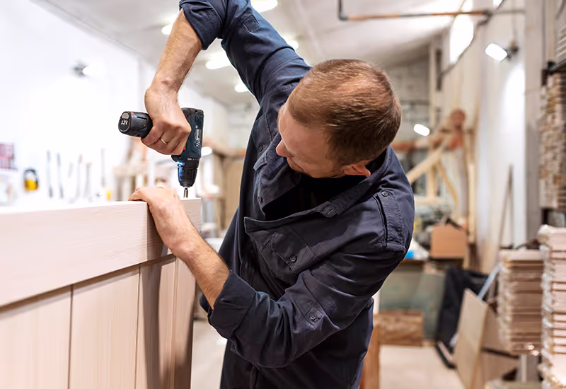 Custom built-in shelving design for home interiors